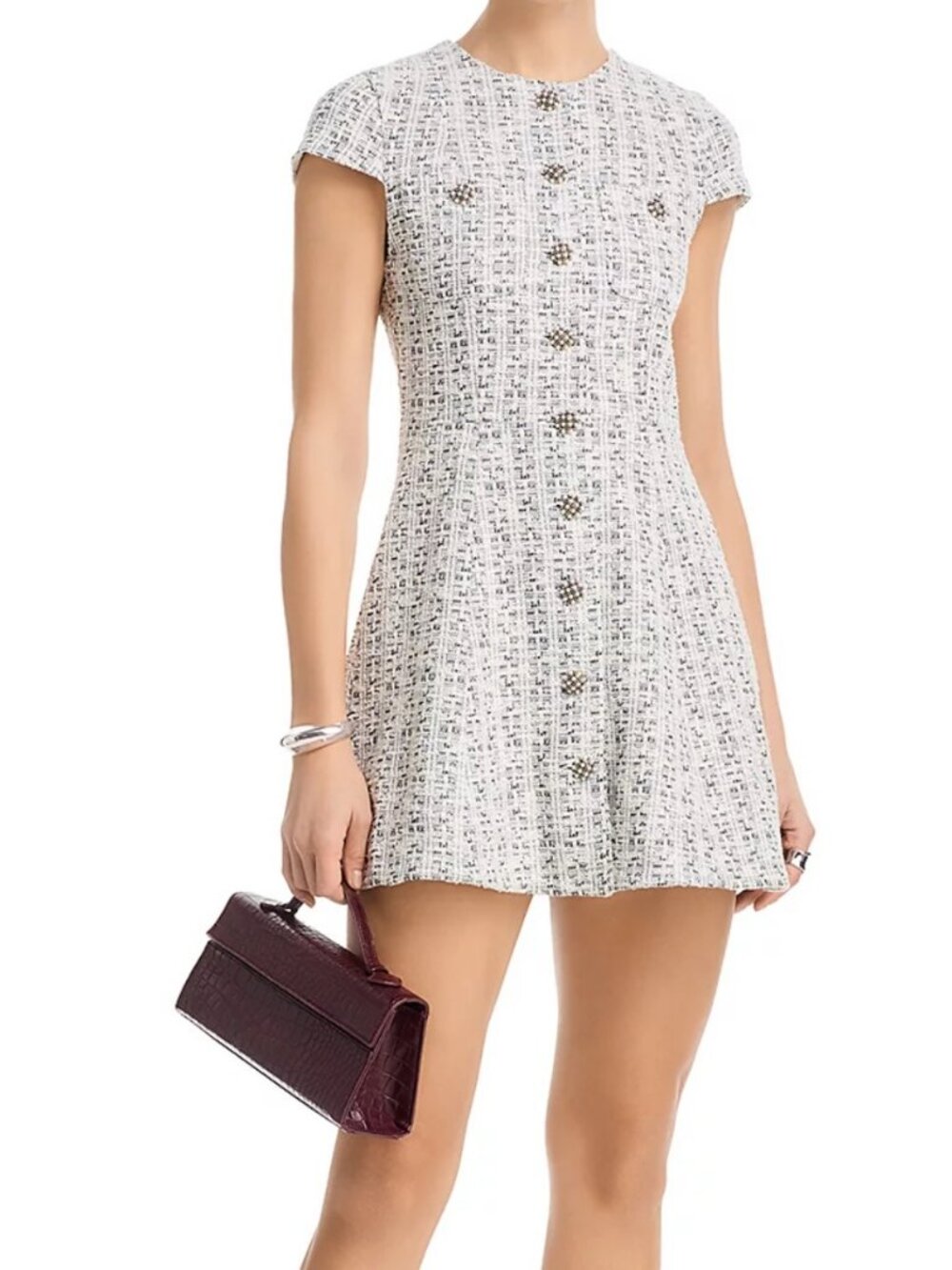 Alice and Olivia Shiloh Cap Sleeve Dress - Picture 4 of 5